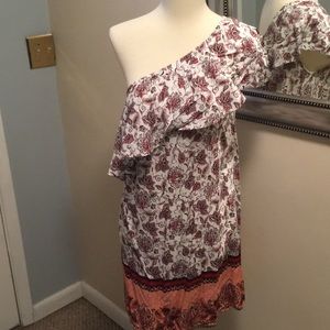 Off the shoulder floral dress